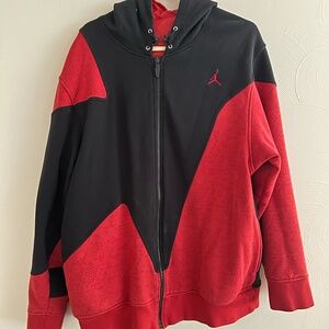 JORDAN - SWEATSHIRT - SWEAT SHIRT - ZIP UP - ZIPUP - REVERSIBLE - SIZE L - MENS